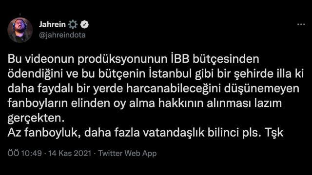 Ekrem İmamoğlu ve Karsu'nun yemek videosunun İBB tarafından karşılandığı iddiası