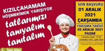 Kızılcahamam'da Höşmerim yarışması yapılacak