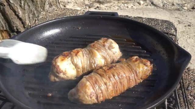 Meşhur Kokoreççi Tekin Usta, Peri Bacalarında Kokoreç Pişirdi