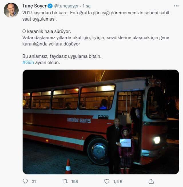 Ekrem İmamoğlu'ndan sabit saat açıklaması