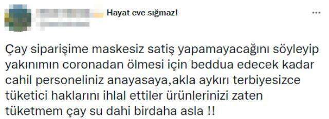 Maskesiz sipariş veremeyince sinirlenip video paylaştı, aldığı tepkiler beklediği gibi olmadı Maskesiz sipariş veremeyince sinirlenip video paylaştı, aldığı tepkiler beklediği gibi olmadı