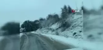 Tokat'ın Başçiftlik ilçesi beyaza büründü