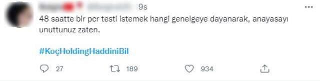 Binlerce tweet atıldı! Koç Holding'in çalışanlarına yönelik başlattığı uygulamaya tepki yağıyor