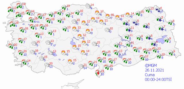 İstanbul, Ankara ve İzmir dahil onlarca ilde 5 gün boyunca yağmur yağacak, 9 ilde de kar yağışı bekleniyor