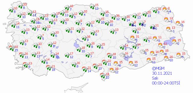 İstanbul, Ankara ve İzmir dahil onlarca ilde 5 gün boyunca yağmur yağacak, 9 ilde de kar yağışı bekleniyor
