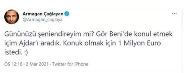 Armağan Çağlayan'dan 'Çok kilo almışsınız' diyen takipçisine çok konuşulacak cevap: Eve giderken siz mi taşıyorsunuz