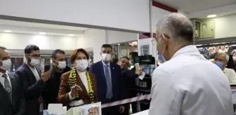 İYİ Parti Genel Başkanı Akşener, Yalova ve ilçelerinde esnafı ziyaret etti