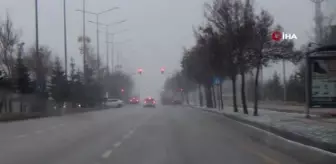 Erzurum'da yoğun kar yağışı etkili oluyor