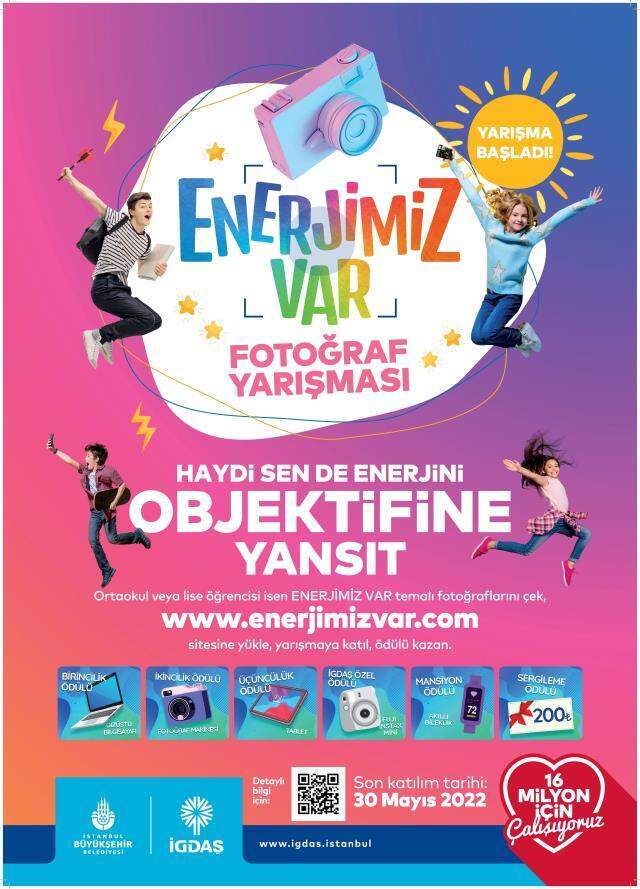İGDAŞ'IN 'ENERJİMİZ VAR' TEMALI FOTOĞRAF YARIŞMASI BAŞLADI İGDAŞ'IN 'ENERJİMİZ VAR' TEMALI FOTOĞRAF YARIŞMASI BAŞLADI