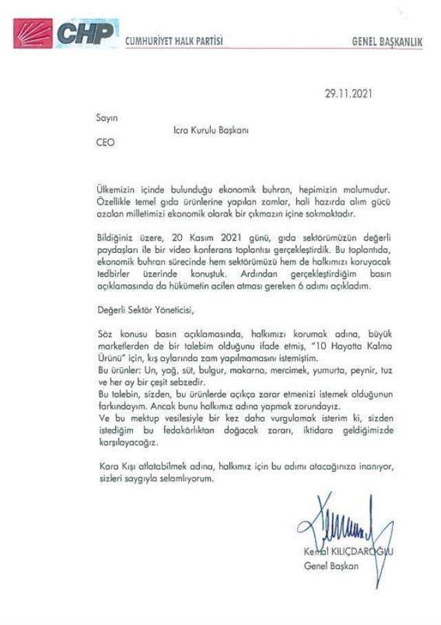 Kılıçdaroğlu verdiği sözü tuttu! Marketlere yolladığı mektubu ''Güldük eğlendik, şimdi işimize dönelim'' sözleriyle paylaştı Kılıçdaroğlu verdiği sözü tuttu! Marketlere yolladığı mektubu ''Güldük eğlendik, şimdi işimize dönelim'' sözleriyle paylaştı
