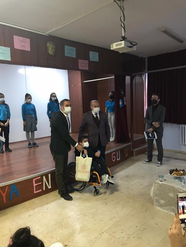 Perran Kutman İlköğretim Okulu'nda 3 Aralık Dünya Engelliler Günü'ne özel etkinlik düzenlendi