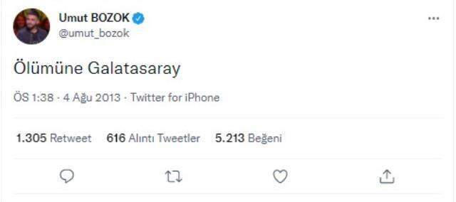 Beşiktaş'a gol atan Umut Bozok'un paylaşımına tepki yağıyor Beşiktaş'a gol atan Umut Bozok'un paylaşımına tepki yağıyor