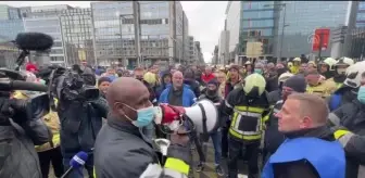 İtfaiyecilerden protesto gösterisi