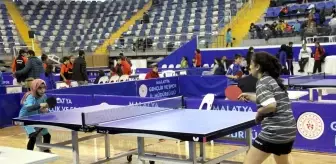 Malatya'da Masa Tenisi Bölge Şampiyonası tamamlandı