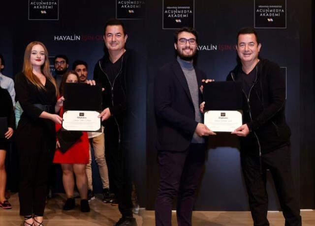 Acun Ilıcalı Acunmedya Akademi mezuniyet törenine katıldı