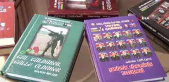 Son dakika haber... Azeri yazar şehitler için yazdığı 28 kitabı il il gezerek kütüphanelere bırakıyor