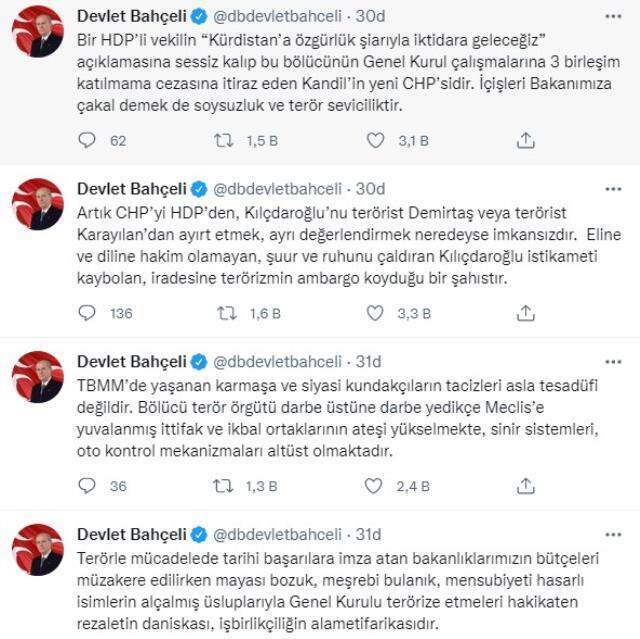 Bakan Soylu'ya 'Çakal' diyen CHP'li Özgür Özel'e Bahçeli'den sert tepki: Soysuzluk ve terör sevici Bakan Soylu'ya 'Çakal' diyen CHP'li Özgür Özel'e Bahçeli'den sert tepki: Soysuzluk ve terör sevici