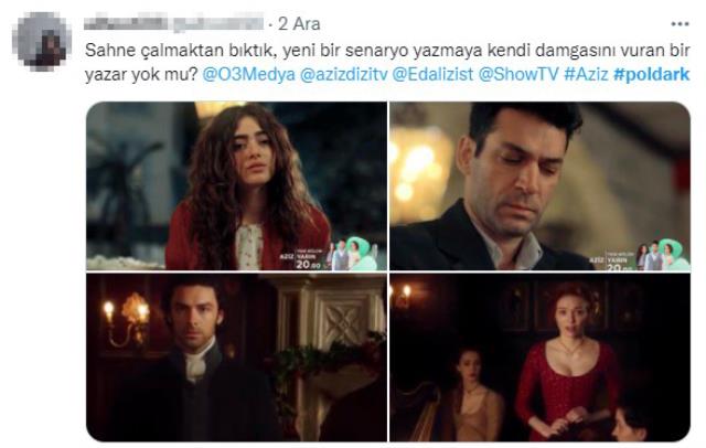 Show TV'de yayınlanan Aziz, dünyaca ünlü Poldark dizisine benzetildi