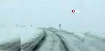 Şırnak'ta kar nedeniyle Tanin Geçidi ulaşıma kapandı