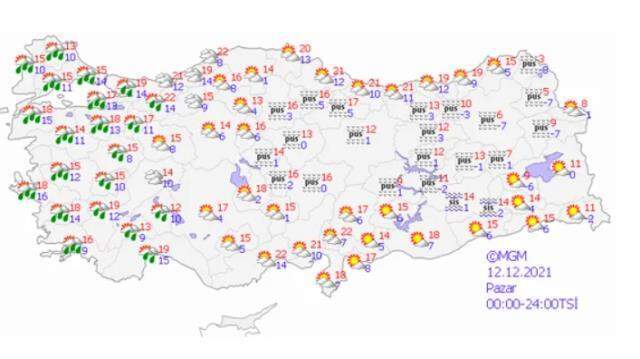 Meteoroloji'den sarı kodlu uyarı! Yağışlar, hafta sonu boyunca 25 ilimizi esir alacak Meteoroloji'den sarı kodlu uyarı! Yağışlar, hafta sonu boyunca 25 ilimizi esir alacak