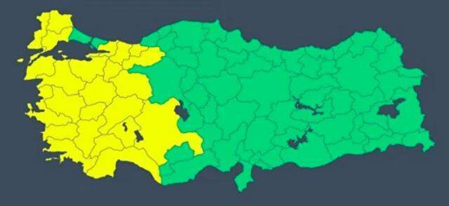 Meteoroloji'den sarı kodlu uyarı! Yağışlar, hafta sonu boyunca 25 ilimizi esir alacak Meteoroloji'den sarı kodlu uyarı! Yağışlar, hafta sonu boyunca 25 ilimizi esir alacak