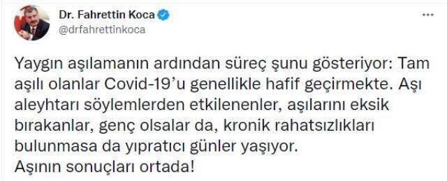 Son Dakika: Türkiye'de 11 Aralık günü koronavirüs nedeniyle 191 kişi vefat etti, 19 bin 255 yeni vaka tespit edildi