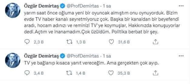 Özgür Demirtaş'ın faiz yorumu gündem oldu: Bütün dünya akılsız sadece biz mi akıllıyız?