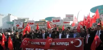 Cizre'de aşiretlerden teröre lanet mitingi