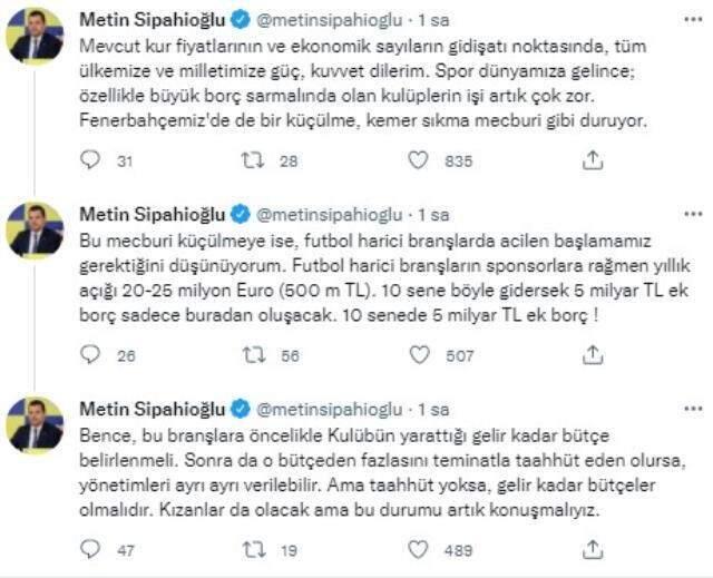 Doların zirveyi görmesiyle Fenerbahçeli Metin Sipahioğlu'ndan kulüplere çağrı geldi: Derhal kapanın