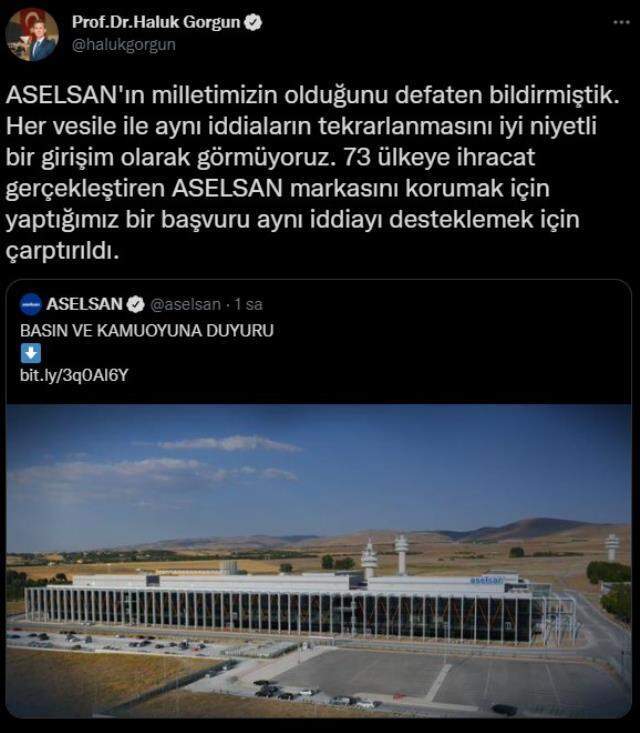 ASELSAN'dan 'Katar' iddialarına yalanlama! Genel Müdür olayın aslını tane tane anlattı ASELSAN'dan 'Katar' iddialarına yalanlama! Genel Müdür olayın aslını tane tane anlattı