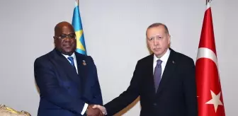 Cumhurbaşkanı Erdoğan, Kongo Demokratik Cumhuriyeti Cumhurbaşkanı Tshisekedi ile görüştü