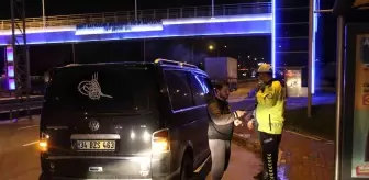 Dur ihtarına uymayan sürücü alkollü çıktı