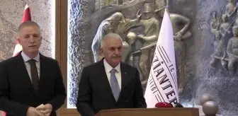 GAZİANTEP - AK Parti'li Yıldırım ve Yılmaz, Gaziantep'te temaslarda bulundu