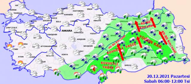 Son dakika! Meteoroloji 19 şehir için uyarı verdi: Yoğun kar ve sağanak geliyor