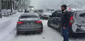 Uludağ'da hafta sonu günübirlikçi yoğunluğu