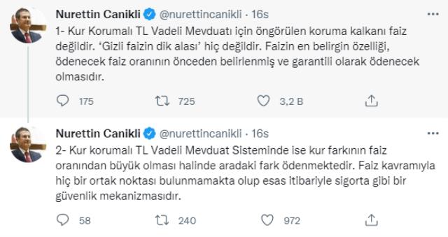 AK Parti Genel Başkan Yardımcısı Canikli: Kur korumalı TL mevduat hesabı faiz değildir, 'Gizli faizin dik alası' hiç değildir