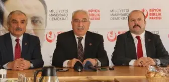 BBP Genel Sekreteri Tunç: Alınan önlemlerin netice vereceğine inanıyorum