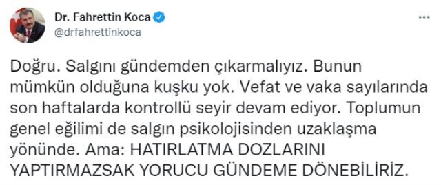 Son Dakika: Türkiye'de 24 Aralık günü koronavirüs nedeniyle 133 kişi vefat etti, 18 bin 910 yeni vaka tespit edildi