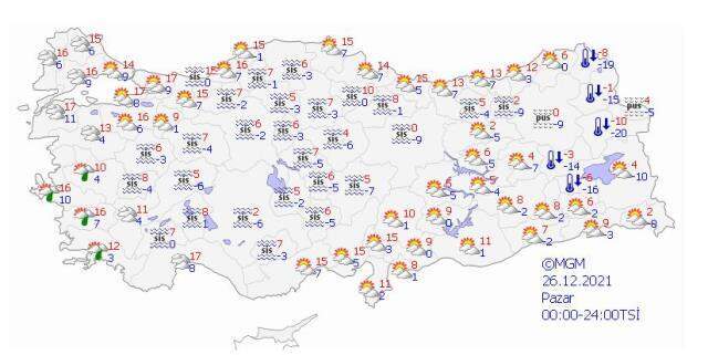 Yılbaşında kar yağacak mı? Merak edilen soruya Meteoroji'den haritalı yanıt Yılbaşında kar yağacak mı? Merak edilen soruya Meteoroji'den haritalı yanıt