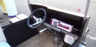 Güneş enerjisiyle çalışan ve 8 saat sürüş deneyimi sunan elektrikli araba ürettiler