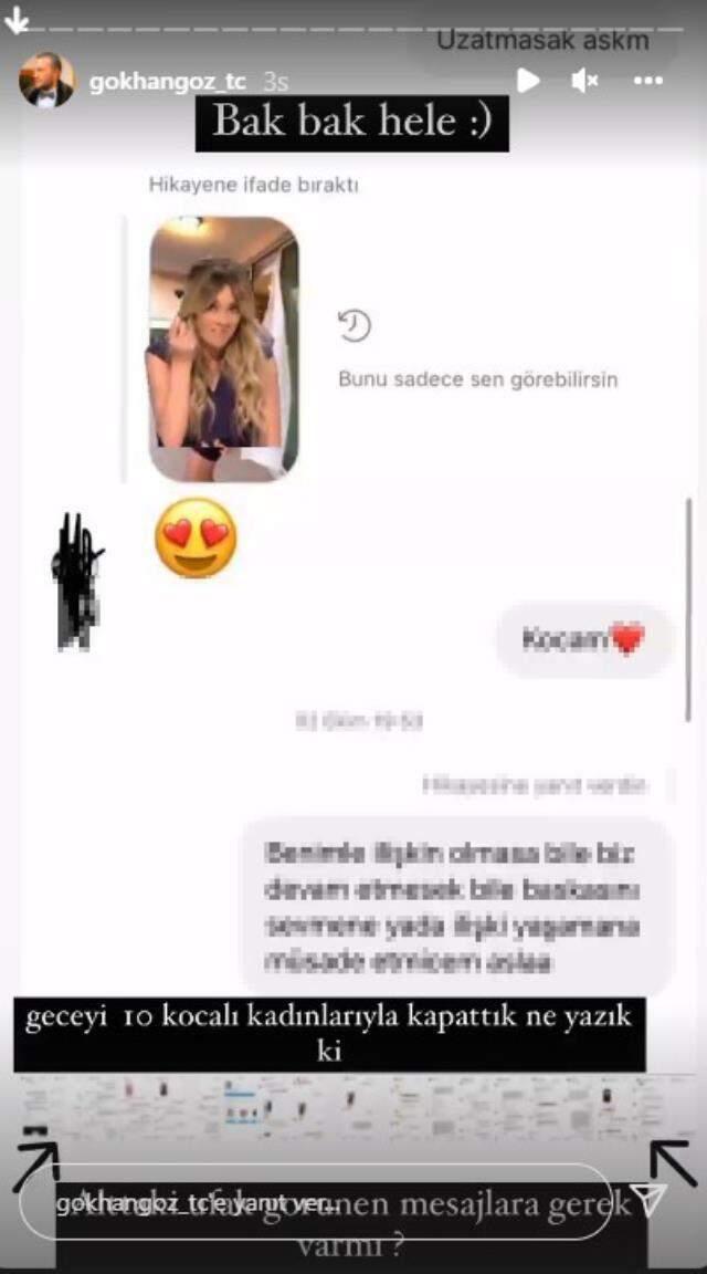 Fatoş Yelliler'in ihanet mesajlarını ifşa eden Gökhan Göz, aldığı hediyeleri de yaktı