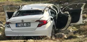 Takla atan otomobildeki Muhammed öldü, anne ve babası yaralı