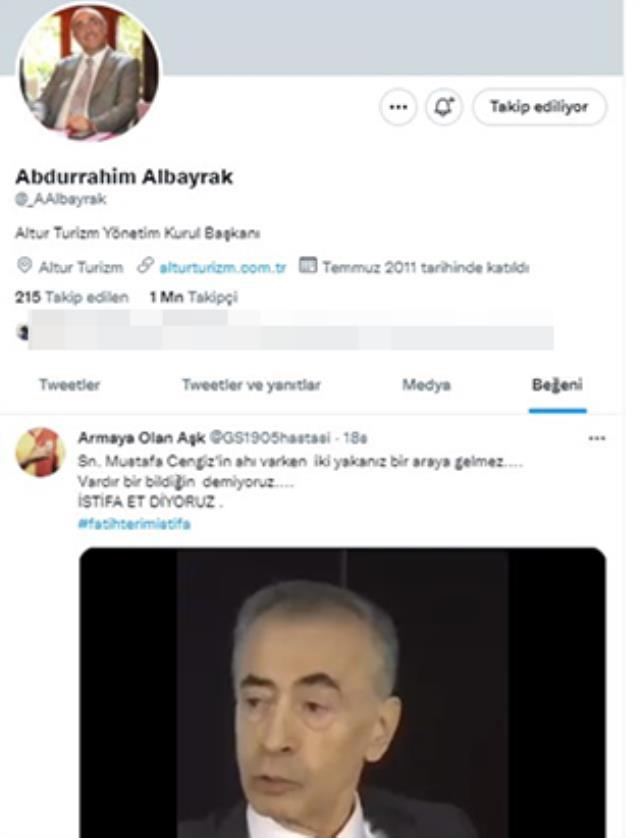 Galatasaray'da kılıçlar çekildi! Abdurrahim Albayrak, Fatih Terim'le ilgili yapılan olay paylaşımı beğendi