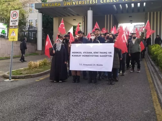 Ankara Üniversitesi'nde başörtüsü krizi! Öğretim görevlisinin sorduğu soru tepkilere neden oldu