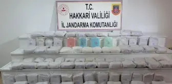 Hakkari'de İHA destekli operasyon; 114 kilo uyuşturucu ele geçirildi