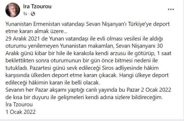 Yunan polisi Sevan Nişanyan'ı tutukladı! Türkiye'ye deport edilebilir