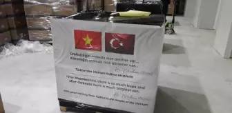 Türkiye'nin hibe ettiği sağlık malzemeleri THY ile Vietnam'a gönderildi