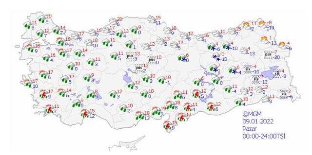 Hafta sonu plan yapanlar dikkat! Meteoroloji'den sağanak yağmur uyarısı Hafta sonu plan yapanlar dikkat! Meteoroloji'den sağanak yağmur uyarısı