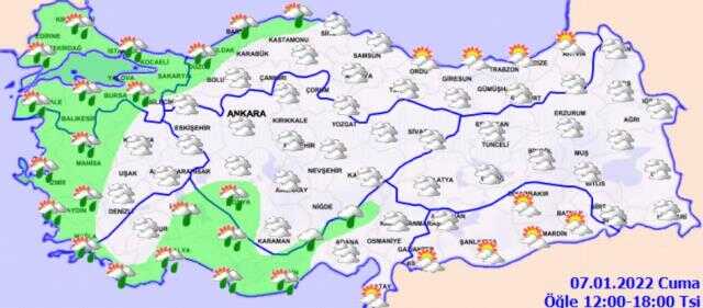 Meteoroloji Uyardı: Kuvvetli Sağanak Yağış Geliyor! Meteoroloji Uyardı: Kuvvetli Sağanak Yağış Geliyor!