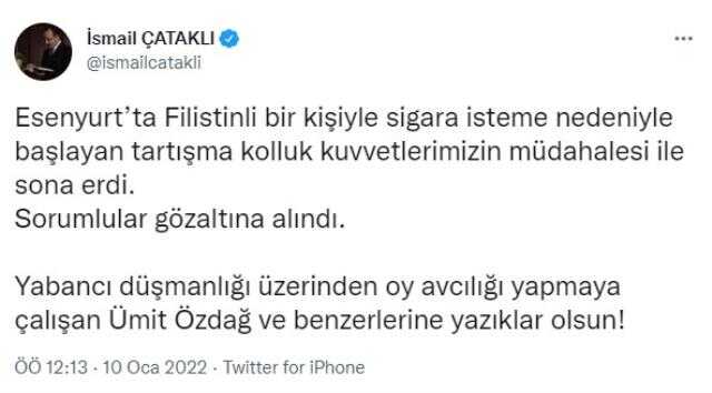Esenyurt'ta iki grubun meydan savaşıyla ilgili İçişleri Bakanlığı'ndan açıklama: Sorumlular gözaltına alındı Esenyurt'ta iki grubun meydan savaşıyla ilgili İçişleri Bakanlığı'ndan açıklama: Sorumlular gözaltına alındı
